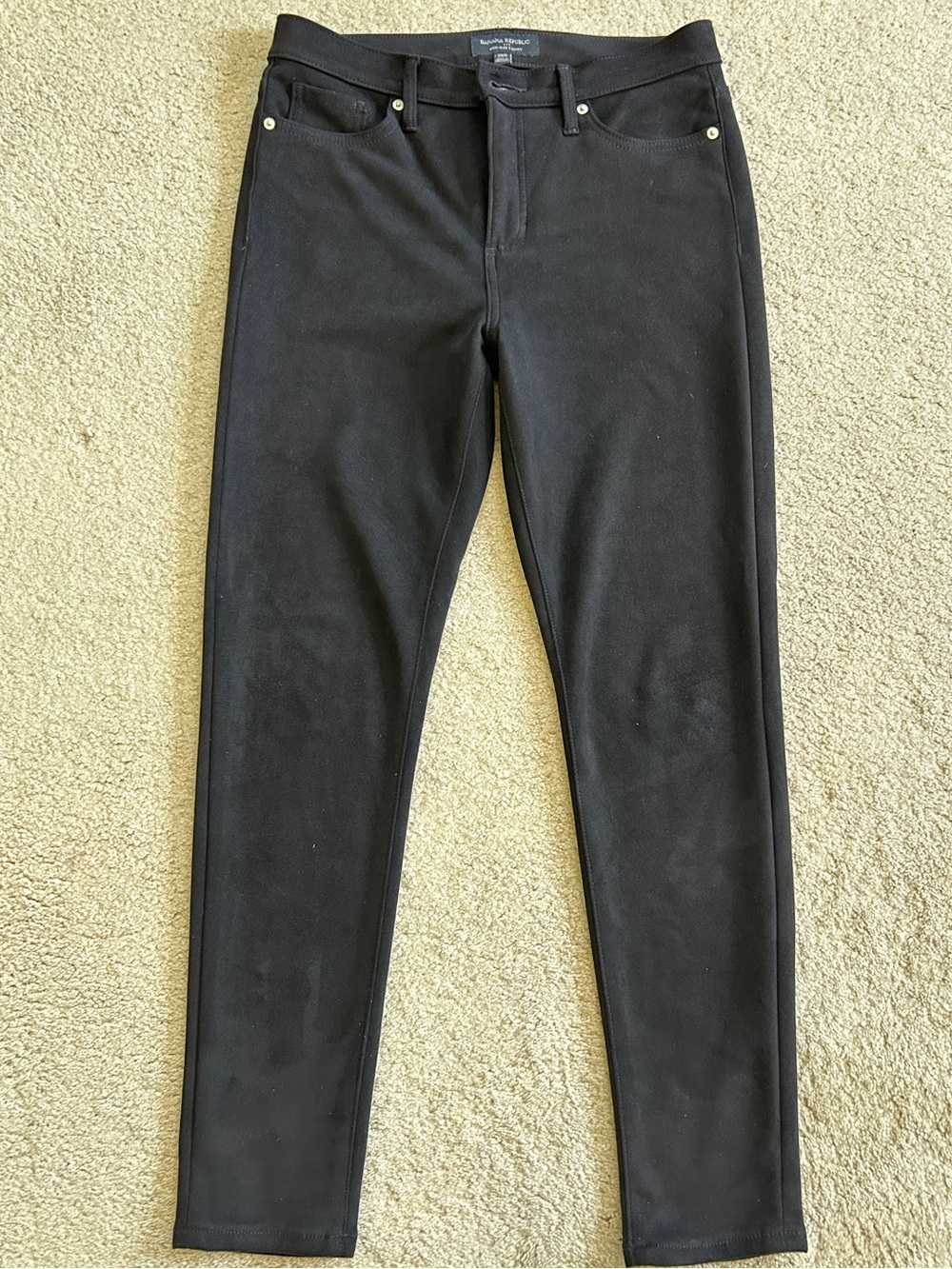 Banana Republic Black High-Rise Skinny Jeans